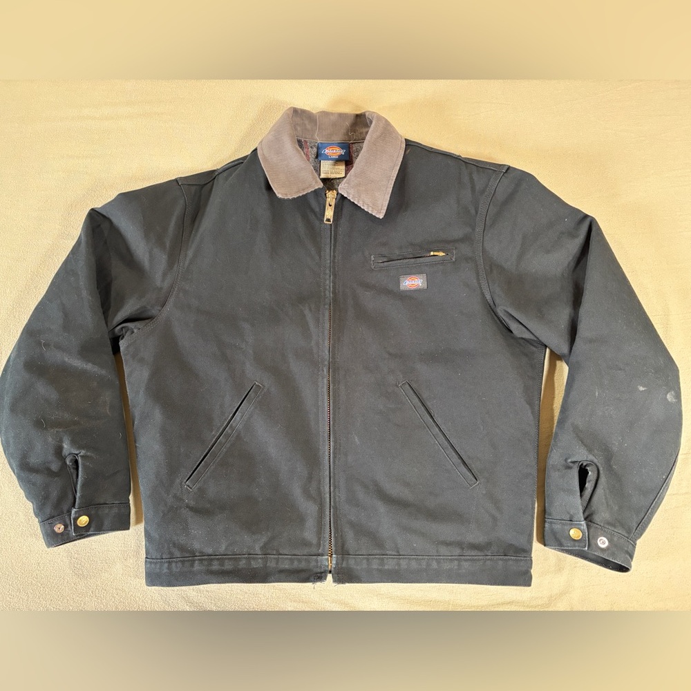 Dickies Blanket Lined Jacket (758) “Black” #10 Zipper